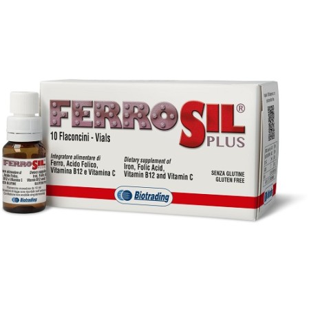Biotrading Ferrosil Plus 10 Flaconcini Biotrading Ferrosil Plus 10 Flaconcini
