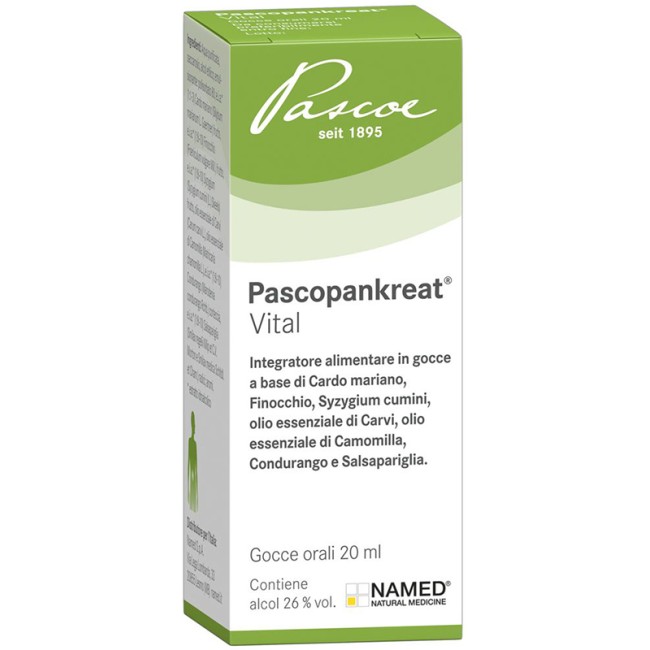 Named Pascopankreat Vital Gocce 20 Ml Pascoe Named Pascopankreat Vital Gocce 20 Ml Pascoe