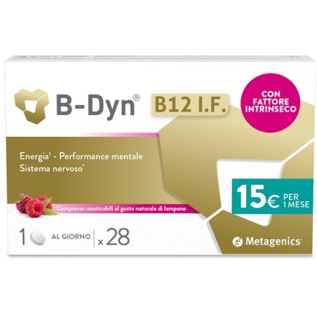Metagenics B-dyn B12 If 28 Compresse Masticabili Metagenics B-dyn B12 If 28 Compresse Masticabili