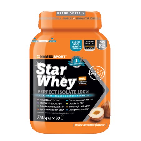 Named Star Whey Perfect Isolate 100% Delice Hazelnut 750 G Named Star Whey Perfect Isolate 100% Delice Hazelnut 750 G