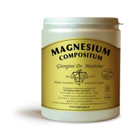 Dr. Giorgini Magnesium Compositum Polvere 500 G Dr. Giorgini Magnesium Compositum Polvere 500 G