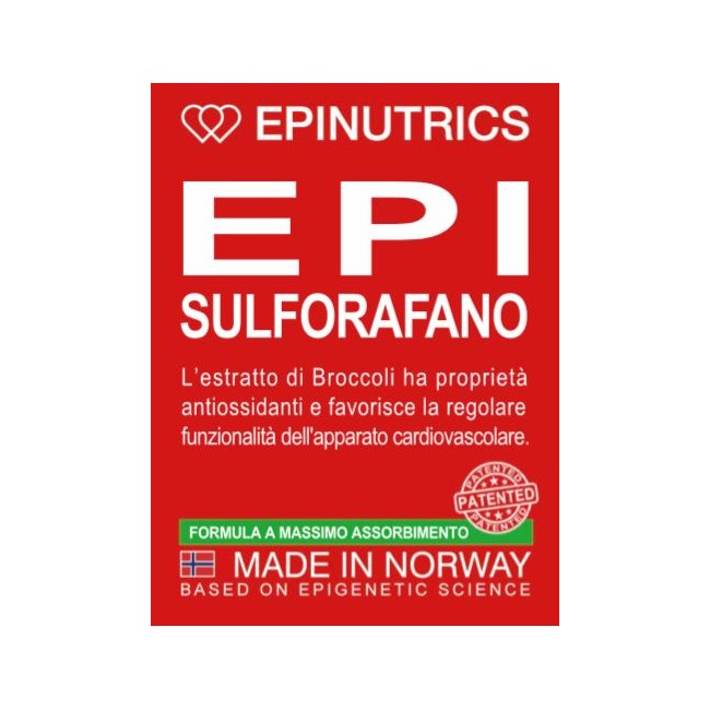 EPINUTRICS AB Epinutrics Epi Sulfarafano 60 Capsule EPINUTRICS AB Epinutrics Epi Sulfarafano 60 Capsule