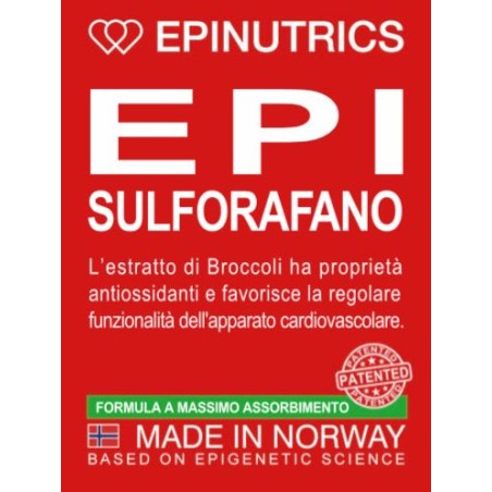EPINUTRICS AB Epinutrics Epi Sulfarafano 60 Capsule