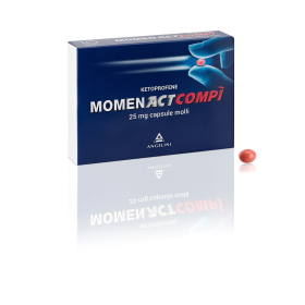 Momenactcompì 25 mg Antidolorifico e antinfiammatorio 10 capsule molli