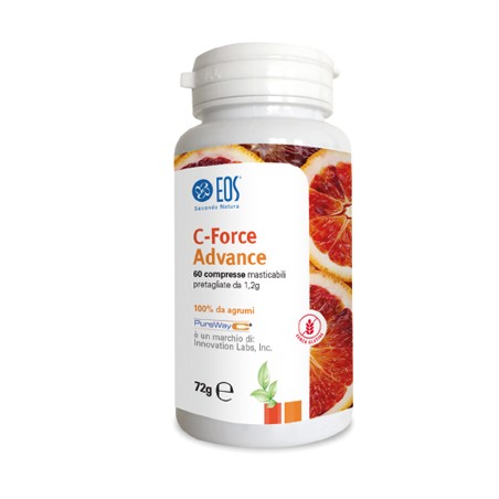 EOS Secondo Natura Eos C Force Advance 60 Compresse Masticabili EOS Secondo Natura Eos C Force Advance 60 Compresse Masticabili