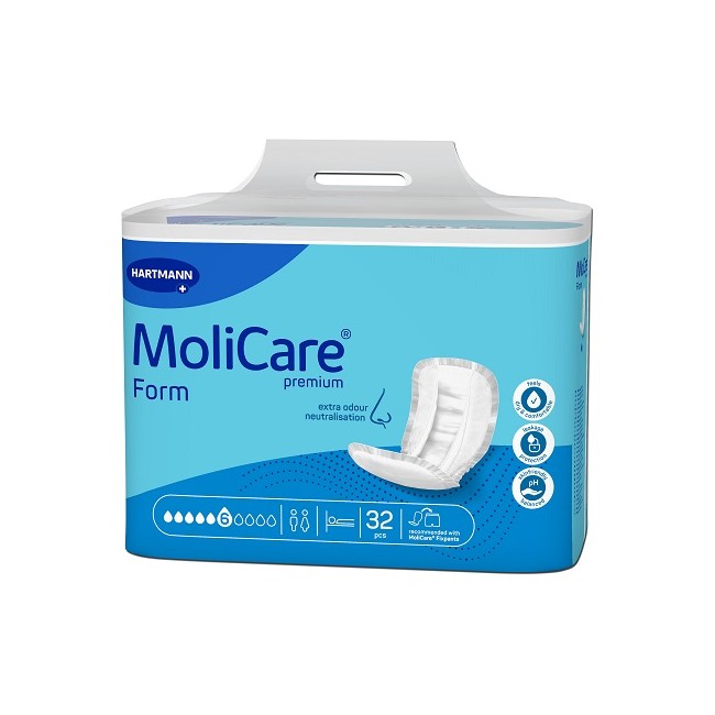 Paul Hartmann Pannolino Sagomato 6 Gocce Molicare Premium Form 32 Pezzi