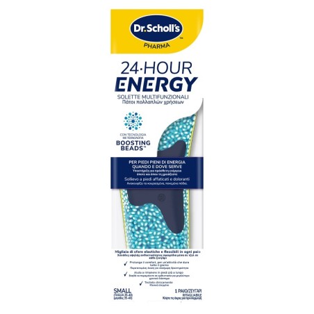 Scholl 24-Hour Energy Solette Taglia S 1 paio Scholl 24-Hour Energy Solette Taglia S 1 paio