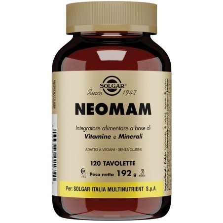 Solgar Neomam 120 Tavolette Solgar Neomam 120 Tavolette