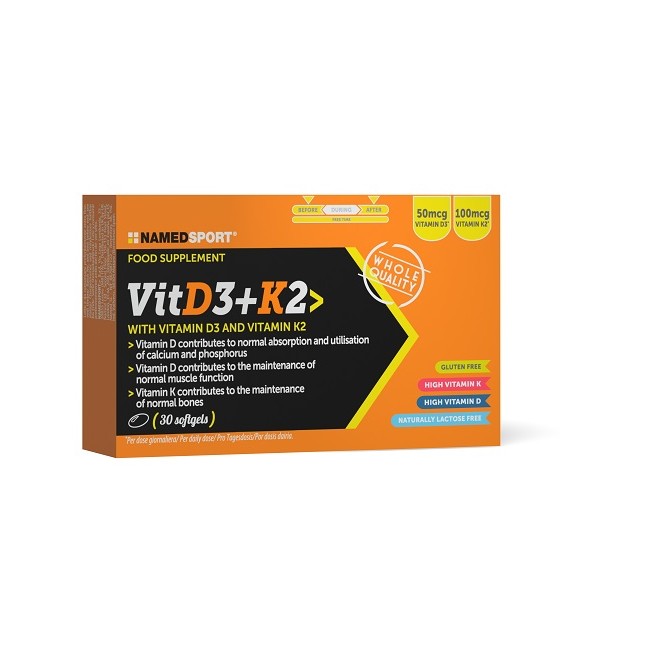 Named Vitd3+k2 30 Softgels