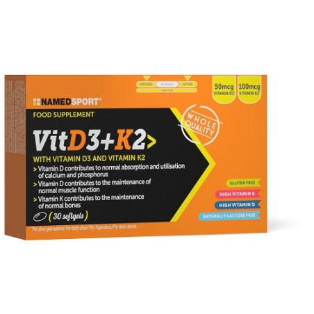 Named Vitd3+k2 30 Softgels Named Vitd3+k2 30 Softgels