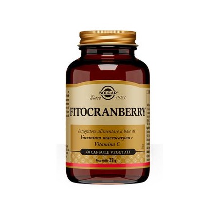 Solgar Fitocranberry 60 Capsule Vegetali Solgar Fitocranberry 60 Capsule Vegetali