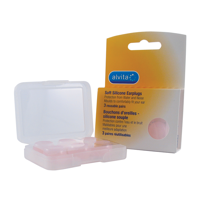 Alliance Healthcare Alvita Tappi Auricolari In Silicone Modellabile 3 Paia Riutilizzabili