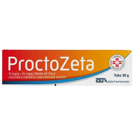 Zeta Farmaceutici Proctozeta 15 Mg/g + 10 Mg /g Crema Rettale Lidocaina Cloridrato E Idrocortisone Acetato Zeta Farmaceutici Proctozeta 15 Mg/g + 10 Mg /g Crema Rettale Lidocaina Cloridrato E Idrocortisone Acetato