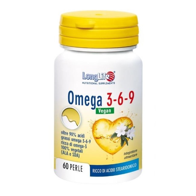 Longlife Omega 369 Vegan 750 Mg 60 Perle Longlife Omega 369 Vegan 750 Mg 60 Perle
