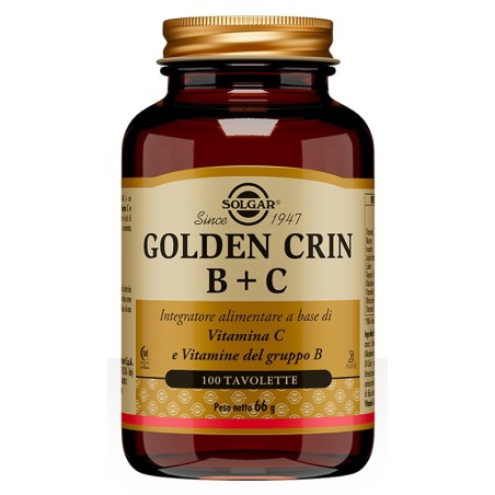 Solgar Golden Crin B+c 100 Tavolette Solgar Golden Crin B+c 100 Tavolette