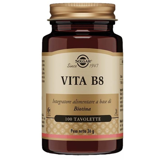 Solgar Vita B8 100 Tavolette Solgar Vita B8 100 Tavolette
