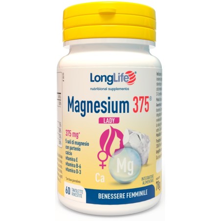 Longlife Magnesium 375 Lady 60 Tavolette Longlife Magnesium 375 Lady 60 Tavolette