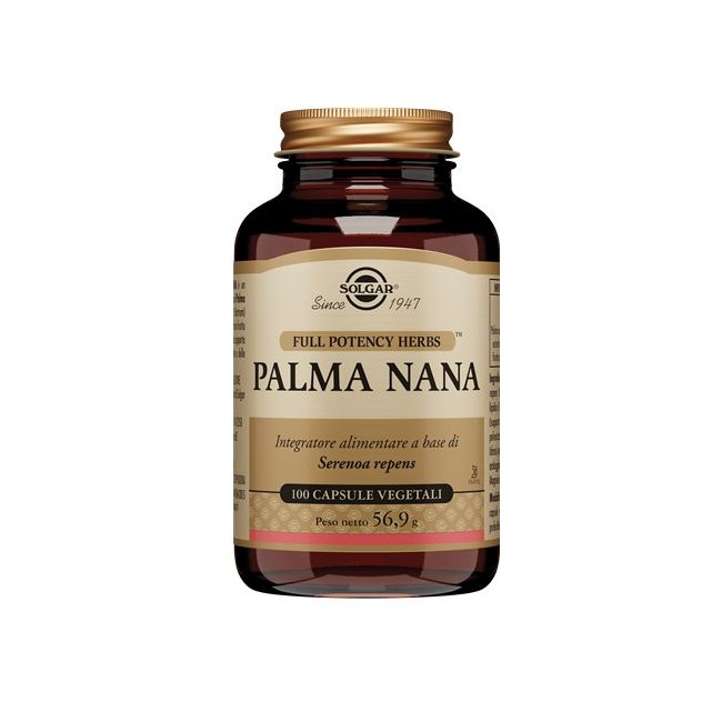 Solgar Palma Nana 100 Capsule Vegetali Solgar Palma Nana 100 Capsule Vegetali