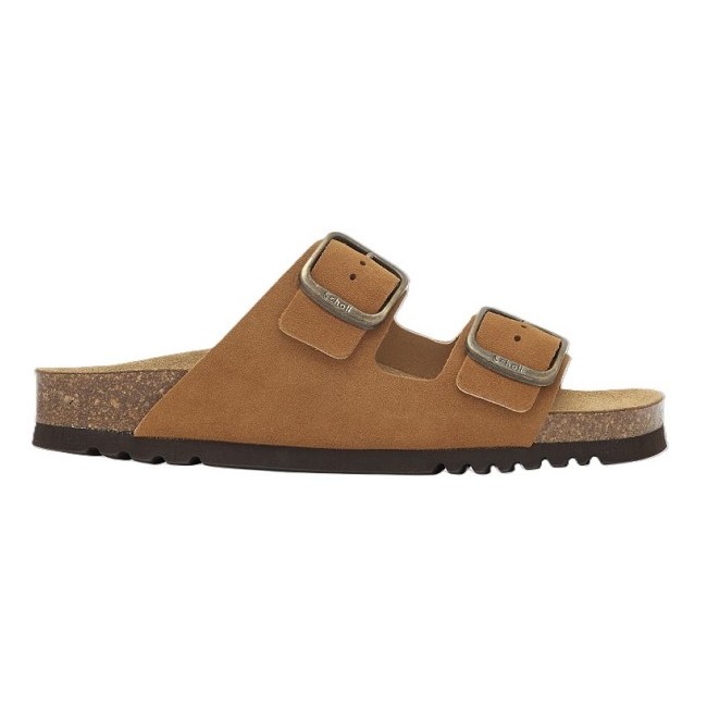 Scholl Josephine Suede Woman Cognac 39