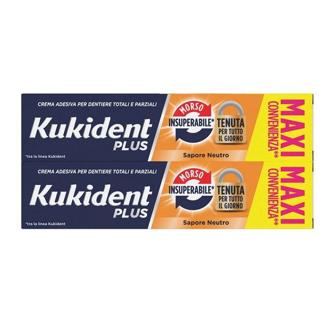 Procter & Gamble Kukident Bipacco Morso Insuperabile Crema Adesiva Dentiere 57 G X 2 Procter & Gamble Kukident Bipacco Morso Insuperabile Crema Adesiva Dentiere 57 G X 2