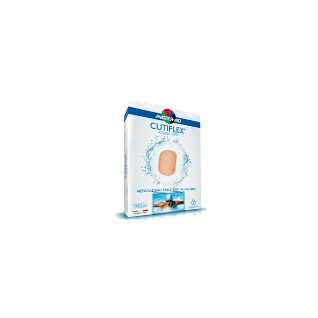 Pietrasanta Pharma Medicazione Autoadesiva Trasparente Impermeabile Master-aid Cutiflexmed 10,5x20 Cm 5 Pezzi