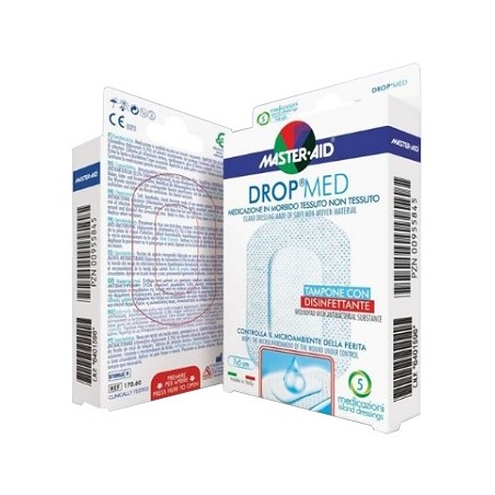 Pietrasanta Pharma Medicazione Compressa Autoadesiva Dermoattiva Ipoallergenica Aerata Master-aid Drop Med 10,5x18 5 Pezzi Pietrasanta Pharma Medicazione Compressa Autoadesiva Dermoattiva Ipoallergenica Aerata Master-aid Drop Med 10,5x18 5 Pezzi