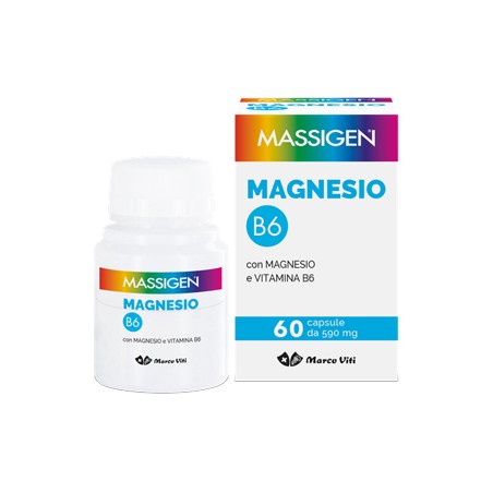 Marco Viti Massigen Magnesio B6 60 Capsule Marco Viti Massigen Magnesio B6 60 Capsule