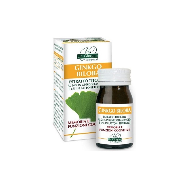 Dr. Giorgini Ginkgo Biloba Estratto Titolato 60 Pastiglie