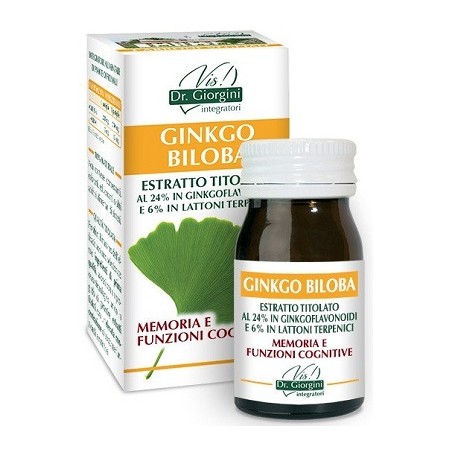 Dr. Giorgini Ginkgo Biloba Estratto Titolato 60 Pastiglie Dr. Giorgini Ginkgo Biloba Estratto Titolato 60 Pastiglie