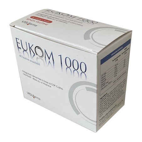 Visufarma Eukom 1000 40 Bustine Orosolubili Visufarma Eukom 1000 40 Bustine Orosolubili