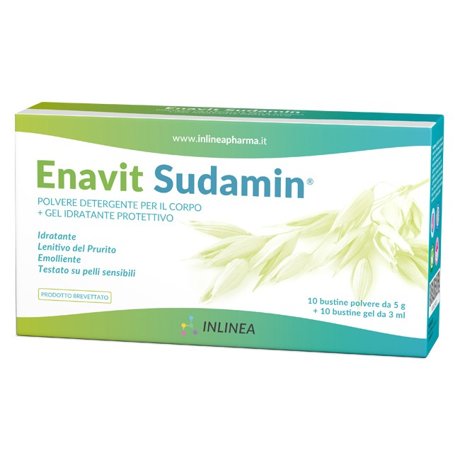 Inlinea Enavit Sudamin 10 Bustine Polvere Da 5 G + 10 Bustine Gel Da 5 Ml Inlinea Enavit Sudamin 10 Bustine Polvere Da 5 G + 10 Bustine Gel Da 5 Ml