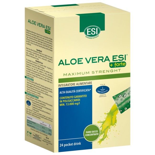 Esi Aloe Vera Succo + Forte 24 Pocket Drink Esi Aloe Vera Succo + Forte 24 Pocket Drink