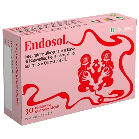 Herboplanet Endosol 30 Compresse Gastroresistenti