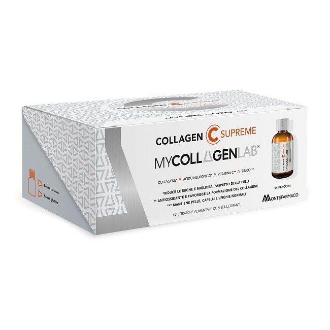 Montefarmaco Mycollagenlab Collagen C Supreme 14 Flaconcini Da 30 Ml