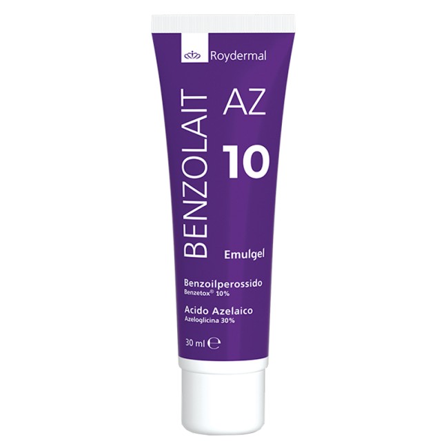 Roydermal Emulgel Benzolait Az 10 Tubo 30 Ml