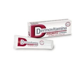 Dermovitamina Prurito Crema Fluida per Eczemi Dermatiti Eritemi Pelle Secca e Punture di Insetti 30ml