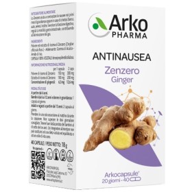 Arkopharma Arko Capsule Zenzero 40 Capsule