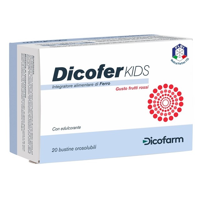 Dicofarm Dicofer Kids 20 Bustine Orosolubili