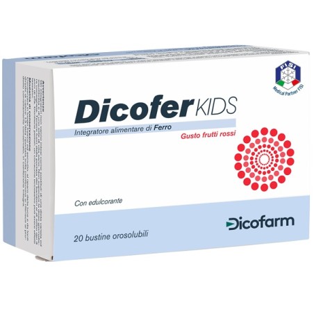 Dicofarm Dicofer Kids 20 Bustine Orosolubili Dicofarm Dicofer Kids 20 Bustine Orosolubili