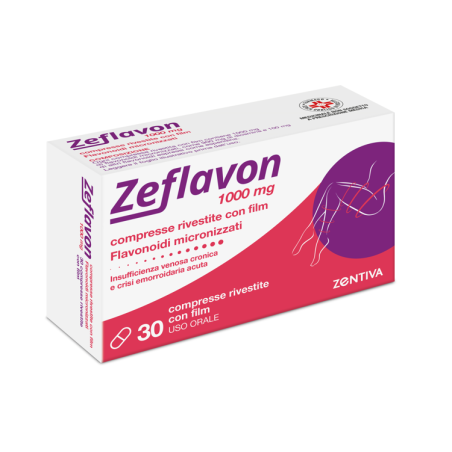 Zentiva Zeflavon 1000 Mg Compresse Rivestite Con Film Flavonoidi Micronizzati, Come Diosmina E Altri Flavonoidi Espressi Come Es Zentiva Zeflavon 1000 Mg Compresse Rivestite Con Film Flavonoidi Micronizzati, Come Diosmina E Altri Flavonoidi Espressi Come Es