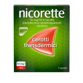 Johnson & Johnson Nicorette 10 Mg/16 H Cerotti Transdermici Semitrasparenti Nicorette 15 Mg/16 H Cerotti Transdermici Semitraspa