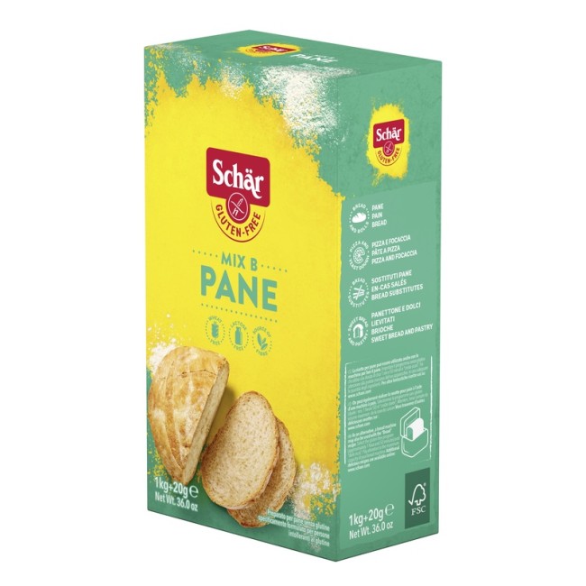 DR. SCHAR Schar Mix B Preparato Pane Senza Lattosio 1 Kg + 20 G DR. SCHAR Schar Mix B Preparato Pane Senza Lattosio 1 Kg + 20 G