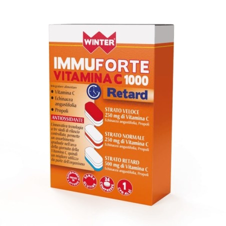 Winter Immunoforte Vitamina C 1000 retard 24 compresse Winter Immunoforte Vitamina C 1000 retard 24 compresse