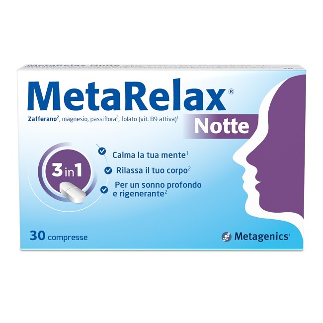 Metagenics Metarelax Notte 30 Compresse Metagenics Metarelax Notte 30 Compresse