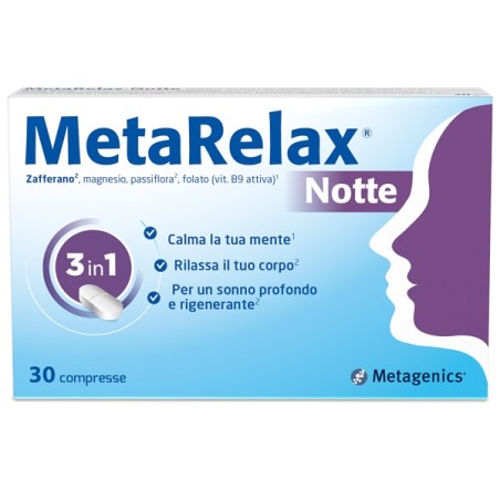 Metagenics Metarelax Notte 30 Compresse Metagenics Metarelax Notte 30 Compresse
