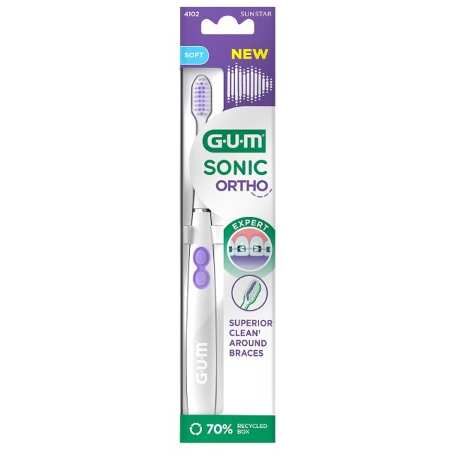Sunstar Gum Sonic Ortho Battery Toothbrush Sunstar Gum Sonic Ortho Battery Toothbrush
