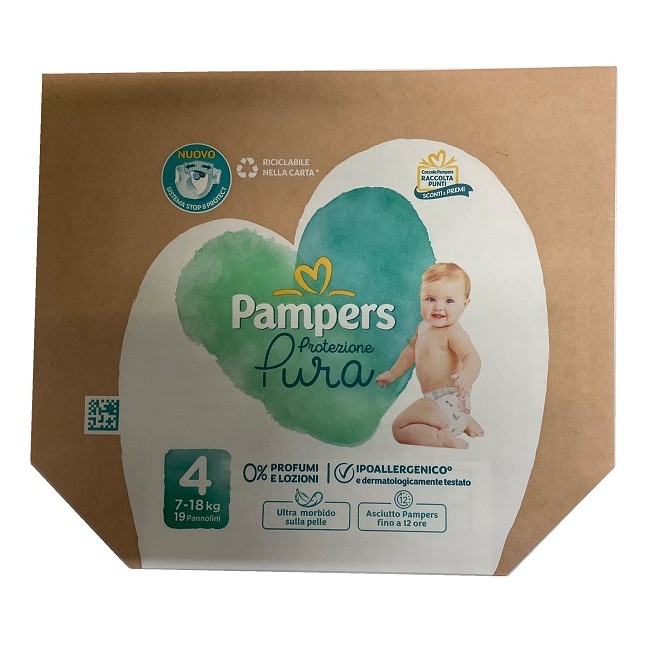 Fater Pampers Protezione Pura Maxi Pannolini 19 Pezzi