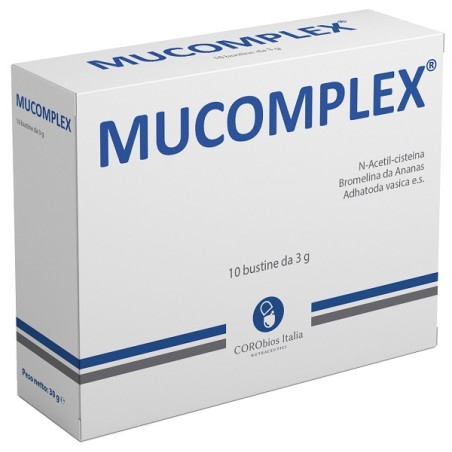 Corobios Italia Nutraceut. Mucomplex 10 Bustine Da 3 G Corobios Italia Nutraceut. Mucomplex 10 Bustine Da 3 G