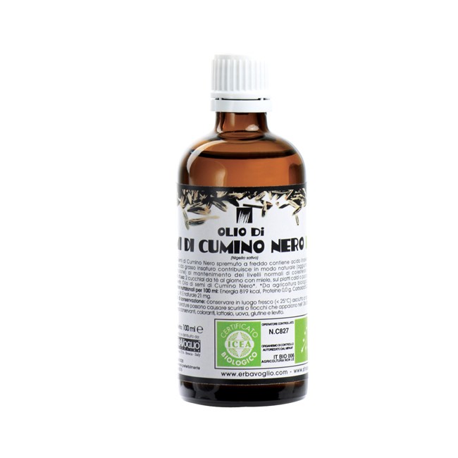 Erbavoglio Olio Semi Cumino Nero Biologico Erbavoglio Olio Semi Cumino Nero Biologico