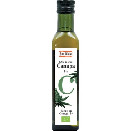 PROBIOS Srl SOCIETA' BENEFIT Fior Di Loto Olio Di Semi Di Canapa Bio 250 Ml